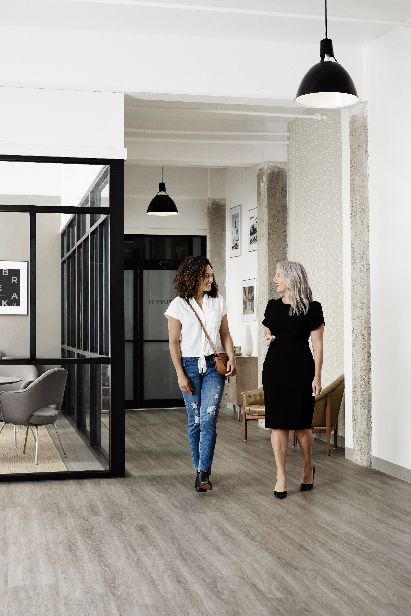 Realtor Client Walking C21