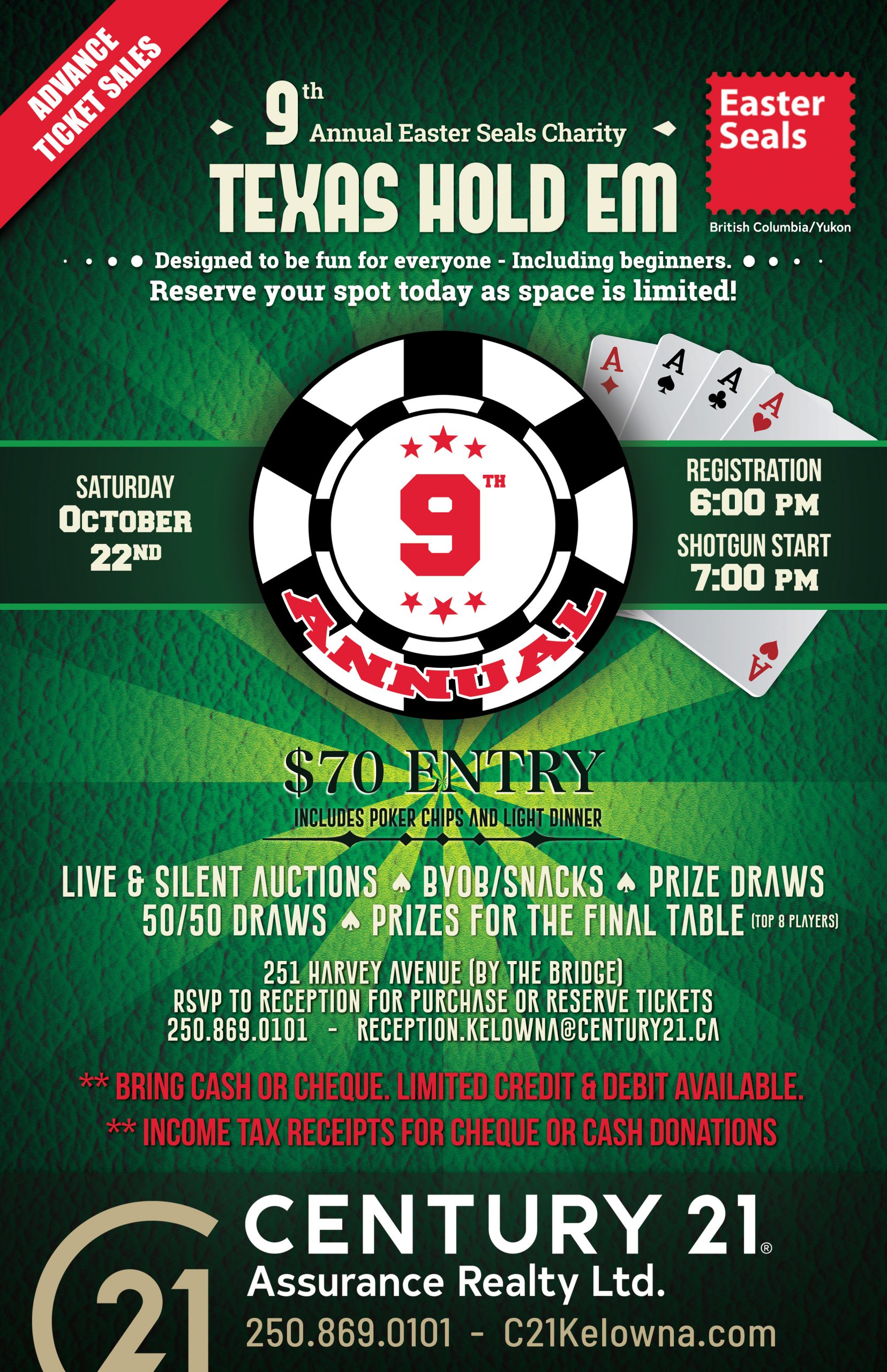 Easter Seals Poker Tournament 2022
