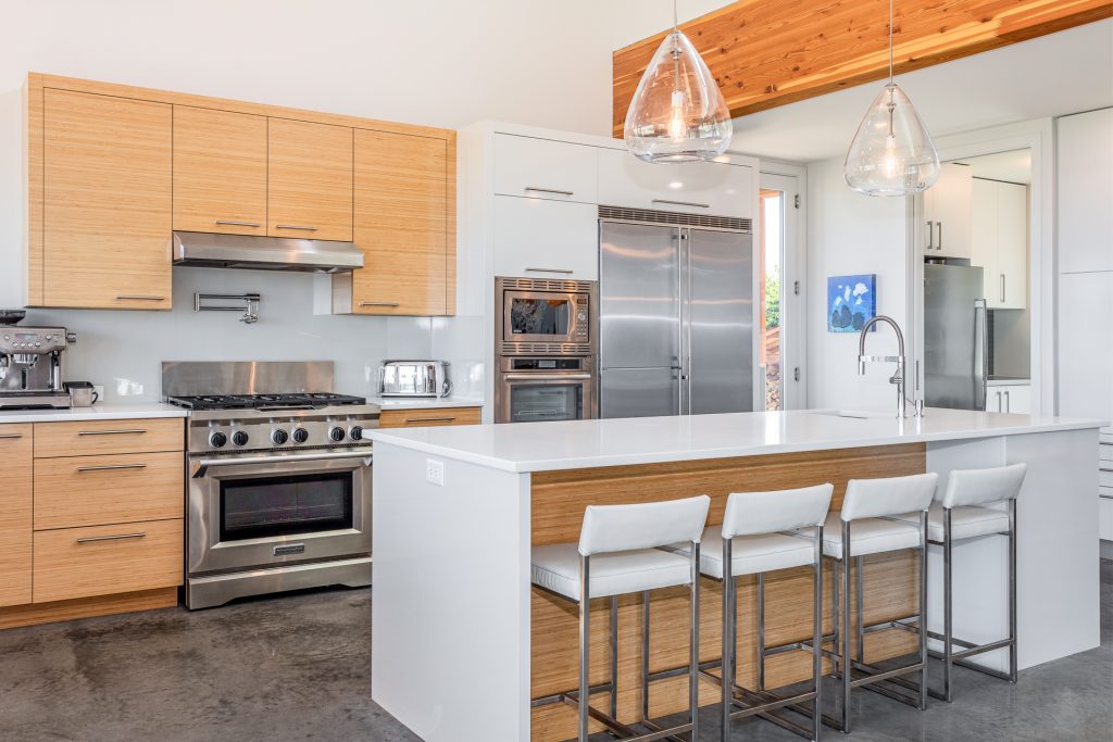 Kitchen interior that has been updated